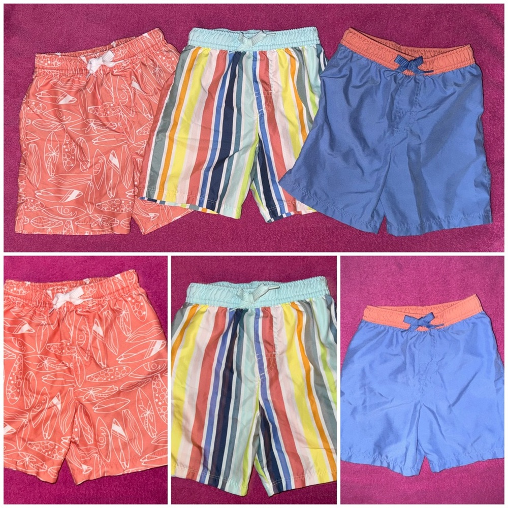 Colorful Boys' Swim Shorts Set